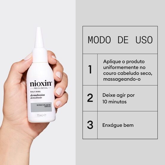 Esfoliante para Couro Cabeludo de Dermoabras&atilde;o Nioxin